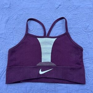 Nike Plum Dri-FIT Sports Bra